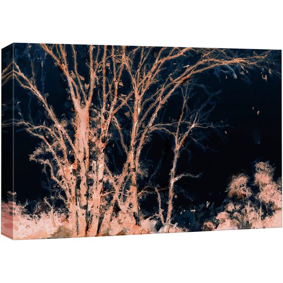 HFDF Wexford Home Burst of Spring Gallery Wrapped Canvas Wall Art, 16x12inch Framed