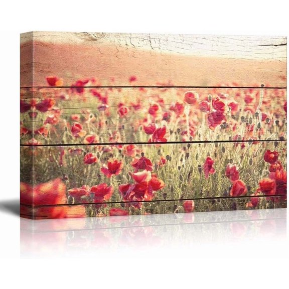 HFDF Wexford Home Burst of Spring II Gallery Wrapped Canvas Wall Art, 10x8inch Framed