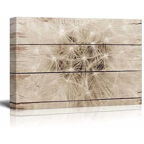 HFDF Wexford Home Macro Sage Flower II Gallery Wrapped Canvas Wall Art, 24x16inch Framed