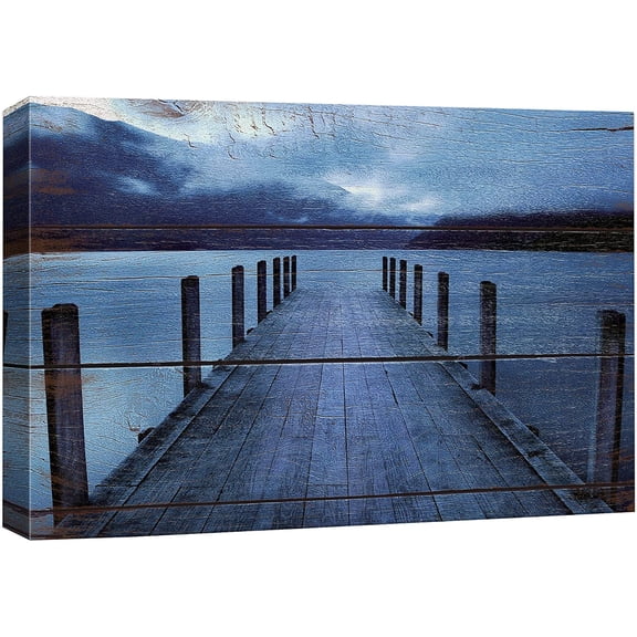 HFDF Wexford Home Soft Blossom Burst Gallery Wrapped Canvas Wall Art, Multicolor 24x16inch Framed