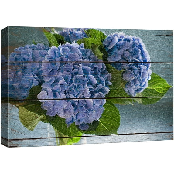 HFDF Wexford Home Soft Teal Splendor Gallery Wrapped Canvas Wall Art,, Multicolor 24x20inch Framed