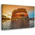 thumbnail image 1 of HFDF World's Heritage Famous Places Canvas Wall Art, Scenic Posters, Modern Landscapes Home Decor (28 Rome - Italy, - Ready to Hang) 16x12inch Framed, 1 of 5