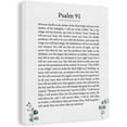 thumbnail image 1 of HFDF spirational Bible Verse Wall Art Decor Religious Psalm 91 Canvas Patg Scripture Canvas Artwork Prt Poster Decoration for Home Livg Room 16x20inch Framed, 1 of 6