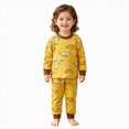 thumbnail image 1 of HFHAPW Girl Boys Pajamas 2Pieces Set Long Sleeve Girl Boys Toddler Kids Clothes Fall Winter Sleepwears, 1 of 9