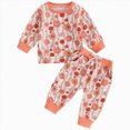 thumbnail image 1 of HFHAPW Kids Girl Clothes Newborn Infant Fall Winter Outfits Graphic Long Sleeve Crewneck Sweatshirts Pants 2Pcs,2-3 Y, 1 of 9