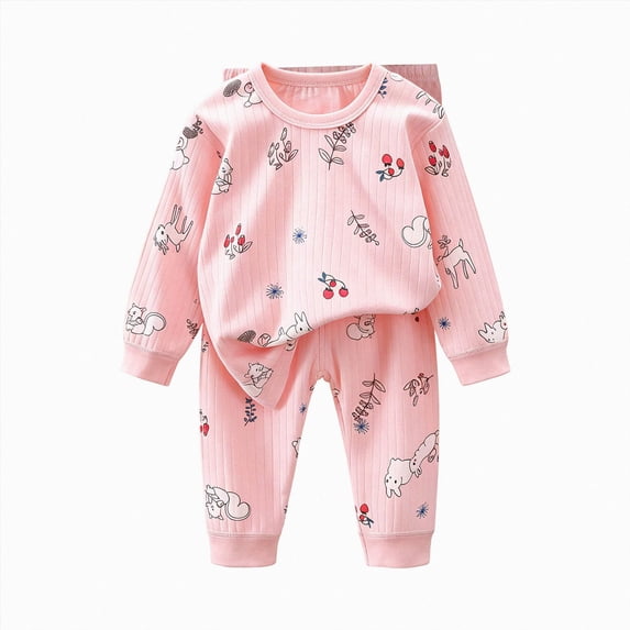 HFHAPW Kids Toddler Boys Girls Pajamas Funny Graphic Pajamas Gift Sleepwear Pjs Set