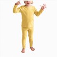thumbnail image 1 of HFHAPW Toddler Boys Girls Pajama Sets Long Sleeve Top with Pants 2 Piece Pjs Set Fall Winter Sleepwear, 1 of 5