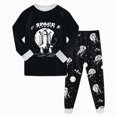 thumbnail image 1 of HFHAPW Toddler Girl Boys Pajamas Set Kids PJs Fall Winter Sleepwear 2 Piece Long Sleeve Top and Pants Jammies, 1 of 8