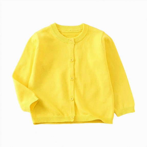 HFHAPW Toddler Sweaters Baby Boys Girls Cardigan Sweatshirt Button Up Knit Long Sleeve Jacket Fall Tops,2-3 Y