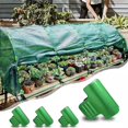 HFHP Greenhouse Clamps for 12 Inch PVC Pipe Garden Support Frame