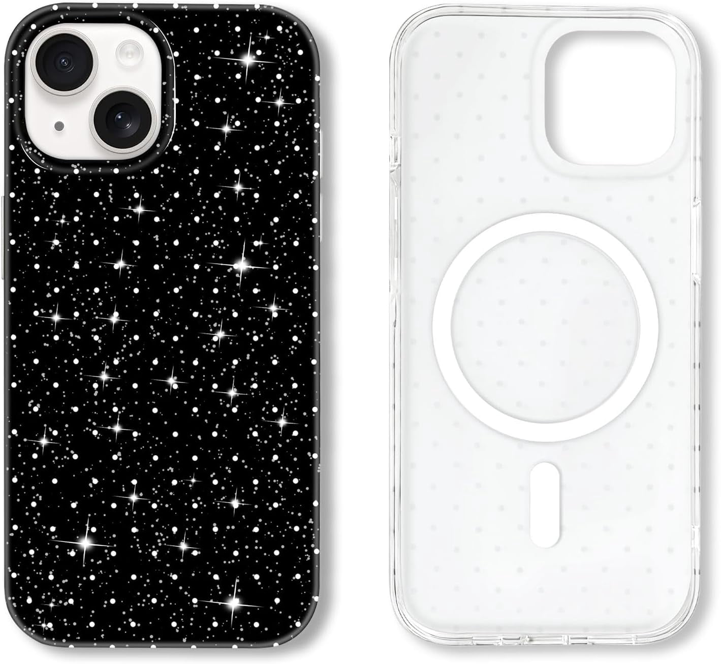 HFHUI for iPhone 14 Case & iPhone 13 Case Cute Polka Dot Aesthetic ...