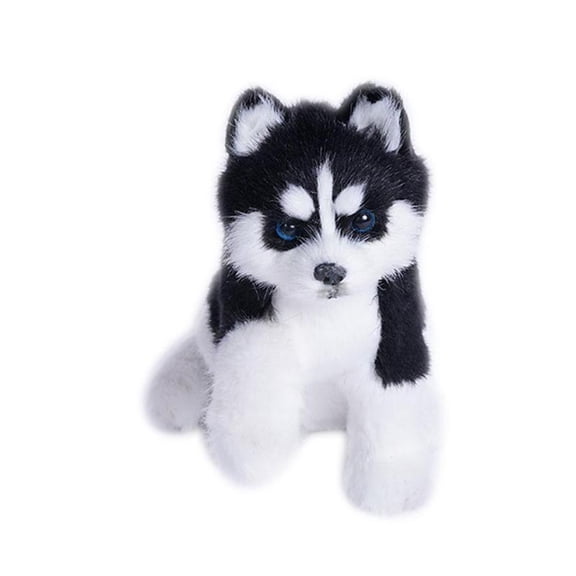 HFINGAQEX Realistic Husky Dog Simulation Toy Dog Puppy Lifelike Pet Dog Stuffed Companion K5D1 Handcrafted Toy