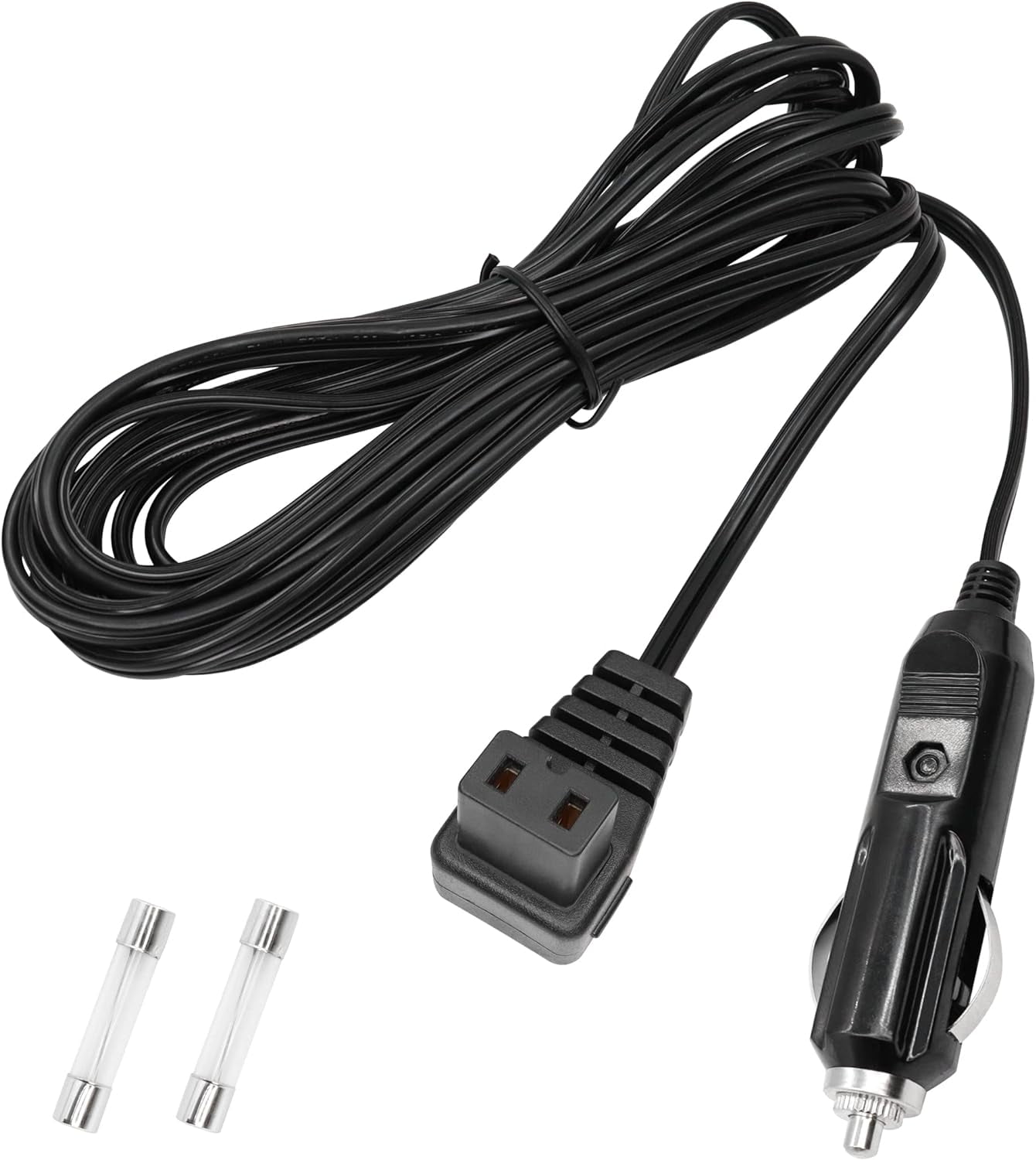 HFLRZZ 12/24V 4M DC Power Supply Car Refrigerator Charger 2 Pin Power