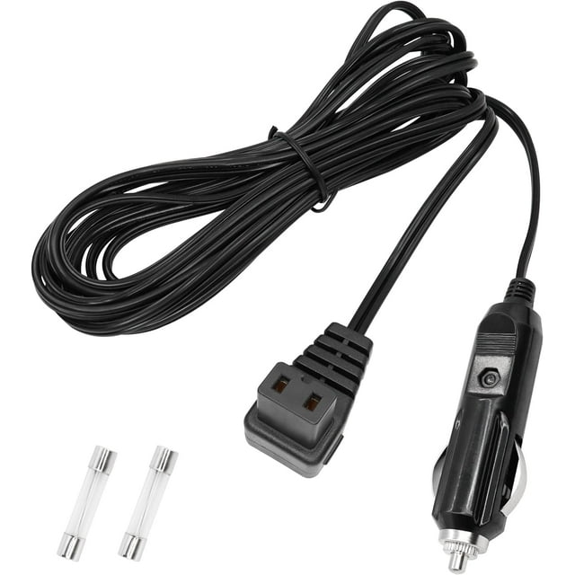 HFLRZZ 12/24V 4M DC Power Supply Car Refrigerator Charger 2 Pin Power