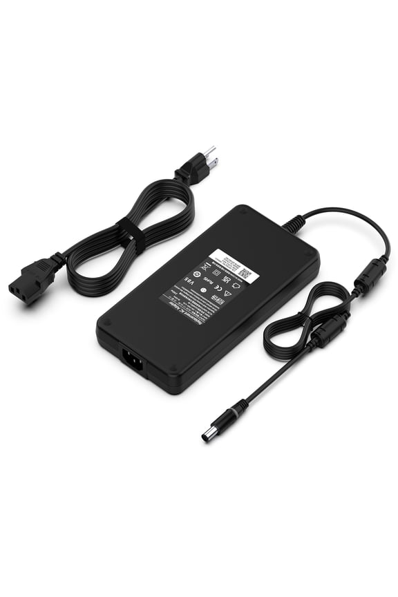 DELL 19.5V 12.3A 240 Watt Charger Fit for Dell Alienware Laptop M15 R3 R4 R7 R6 R5 M17 R5 R3 R4 15 R3 R2 17 R3 M17X M14X Gaming Laptop Power Cord AC Adapter