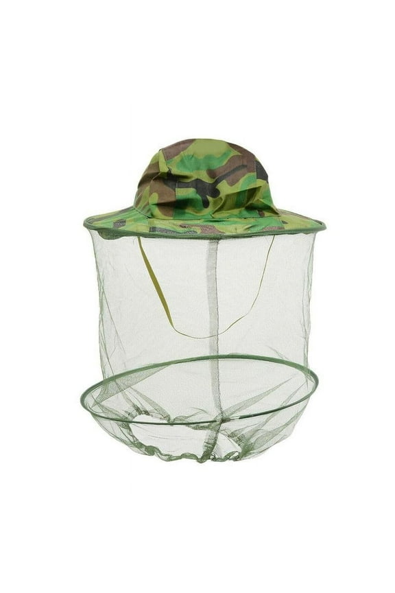 HFLWYWD Beekeeping Cowboy Hat Mosquito Bee Insect Net Veil Cap Hat Protector Face F2024