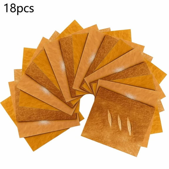 HFLWYWD Bread Shape Gift Wrapping Paper - Rustic Toast Bread Design, Kraft Paper,Oil-Resistant And Tear-Resistant Wrapping Supplies for DIY, Kitchen Party D5T0