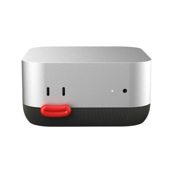 HFLWYWD For Macmini M4 Stand,Funny Aluminum for Mini Stand and HDMI Hub for 2024 Mini M4/M4 Pro,Cute Shape Heat Dissipation Bracket Mount Dock,Convenient Acess to Power Bottom