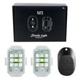 thumbnail image 1 of HFLWYWD Wireless LED Strobe Lights with Remote Control,RGB Emergency Warning Lights,USB Rechargeable,7-Color High Brightness Waterproof Anti-Collision Warning Lights for Car, Motorcycle, Drone, 1 of 7