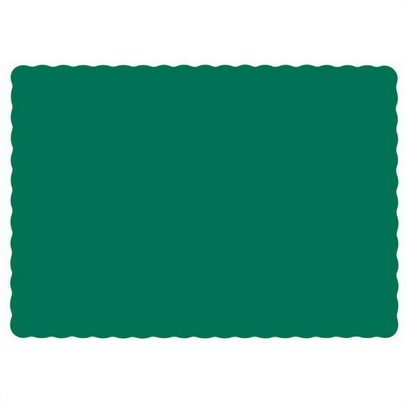HFM310528 - Hoffmaster 9-1/2 x 13-1/2 Hunter Green | 1000/Case
