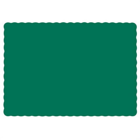 HFM310528 - Hoffmaster 9-1/2 x 13-1/2 Hunter Green | 1000/Case