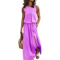 HFRENIVY Beach Dresses for Women Casual Loose Sundress Long Dress