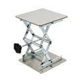 thumbnail image 1 of HFS(R) 4" x 4" 100mm Stainless Steel Lab Jack Scissor Stand Load Bearing 3kg/6.6lbs, 1 of 7