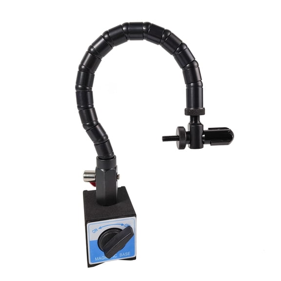 HFS(R) Dial Indicator Magnetic Base Stand with Flexible Arm 13" for Digital Dial Test Indicator Gauge 176lbs/80kg Max Pull