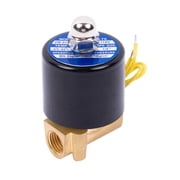 HFSR نحاس الصمام اللولبي الكهربائي مغلق عادة لغاز الهواء المائي 110V AC 1/4IN NPT