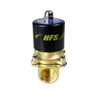 HFSR Electric Solenoid Valve Copper Normally Closed for Water Air Gas 110V AC 3/4IN NPT