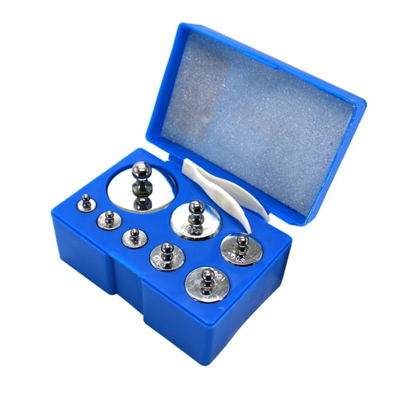 HFS (R) M2 Class Scale Balance Calibration Weight (8 Pcs 10g 20g*2 50g 100g*2 200g 500g) 1000G Total