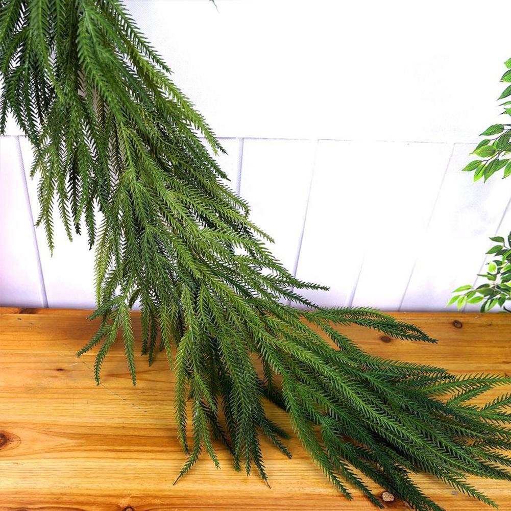 HFSAZJ Christmas Garland Norfolk Pine, Real Touch Christmas Garland, Realistic Artificial Cedar Afloral Garland Garland For Wedding Christmas Table Decor O1W4
