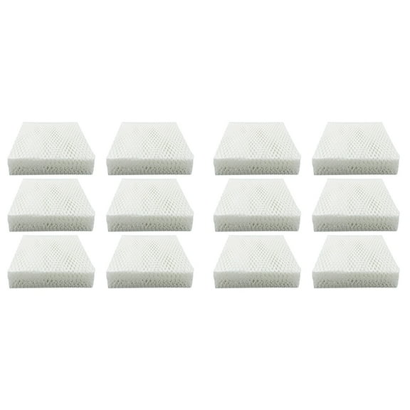 HFT600 Humidifier Wick Filter Replacement for Compatible with HEV615 HEV620 W, HEV620, HEV620B, 12Pack