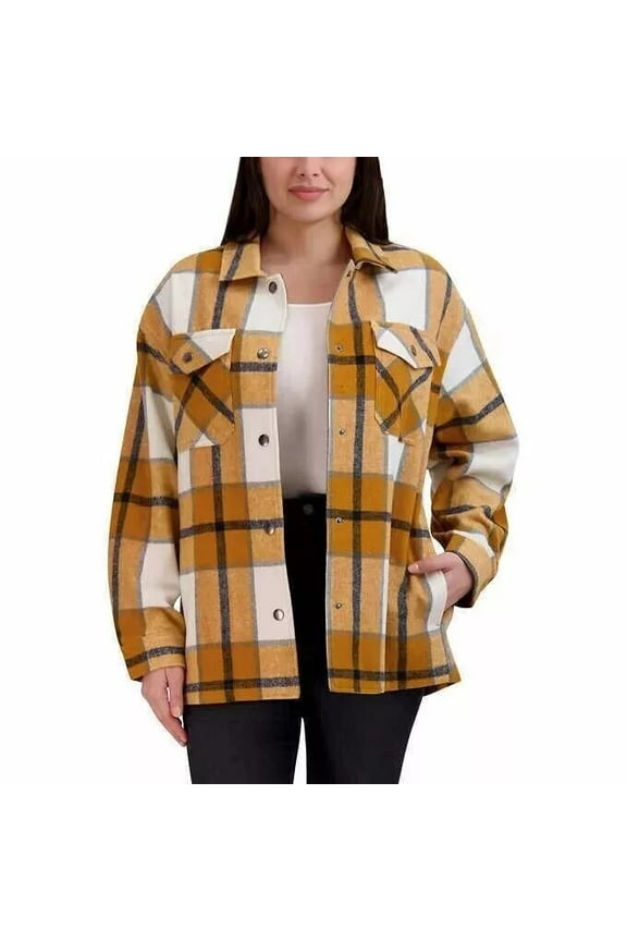 HFX LADIES' SHIRT JACKET YELLOW XL