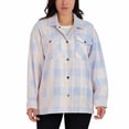 thumbnail image 1 of HFX Ladies’ Shirt Jacket (Purple, Small), 1 of 3
