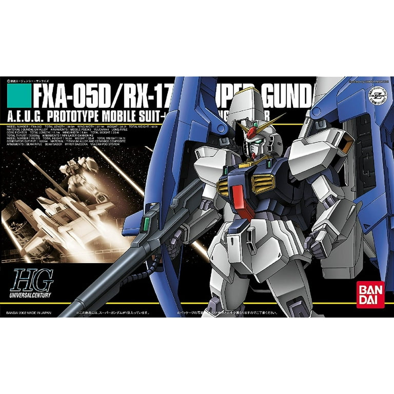 【18％OFF】 HG 1/144 HGUC RX-178+FXA-05D Super Gundam - Walmart.com ロボット