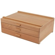 HG Art Concepts Artists Storage Chests - Premium Studio Organizer for Paint Tubes, Brushes, Pecils, Markers, & More! - 3 Drawer - 2 Pack