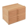 thumbnail image 1 of HG Art Concepts Artists Storage Chests - Premium Studio Organizer for Paint Tubes, Brushes, Pencils, Markers, & More! - 4 Drawer - 2 Pack, 1 of 7