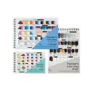 HG Art Concepts Painters Color Diary - Spiral-Bound Acid-Free Color Swatch Book - Oil/Acrylic & Watercolor/Multimedia & Travel Size Bundle