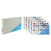 HG Art Concepts Painters Watercolor & Mixed Media Diary With Binder Case - 9x12" Spiral-Bound Acid-Free Color Swatch Book with 10 Pages - 4 Diaries