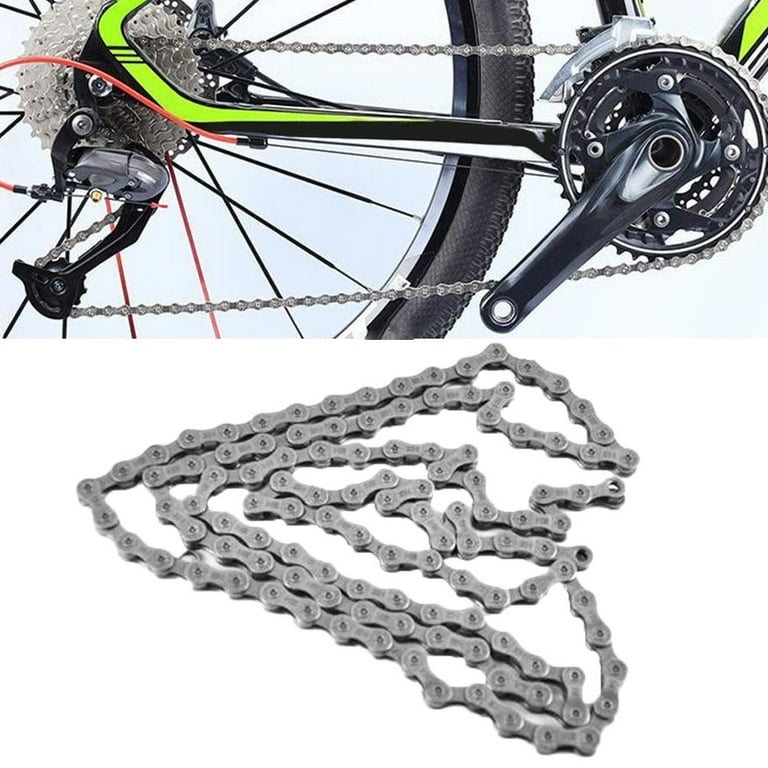 HG73 9 27 Speed 116 Link Stretch proof Mountain Bike Bicycle Chain with Buckle
