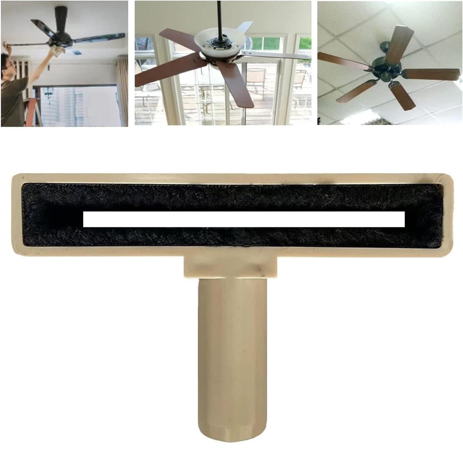 HGEGPO Vacuum Attachments & Brushes Creative Fan Dusting Brush Ceiling