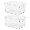 HGFTDIUT Black and Friday Deals 2024 Plastic Organizer With Handles