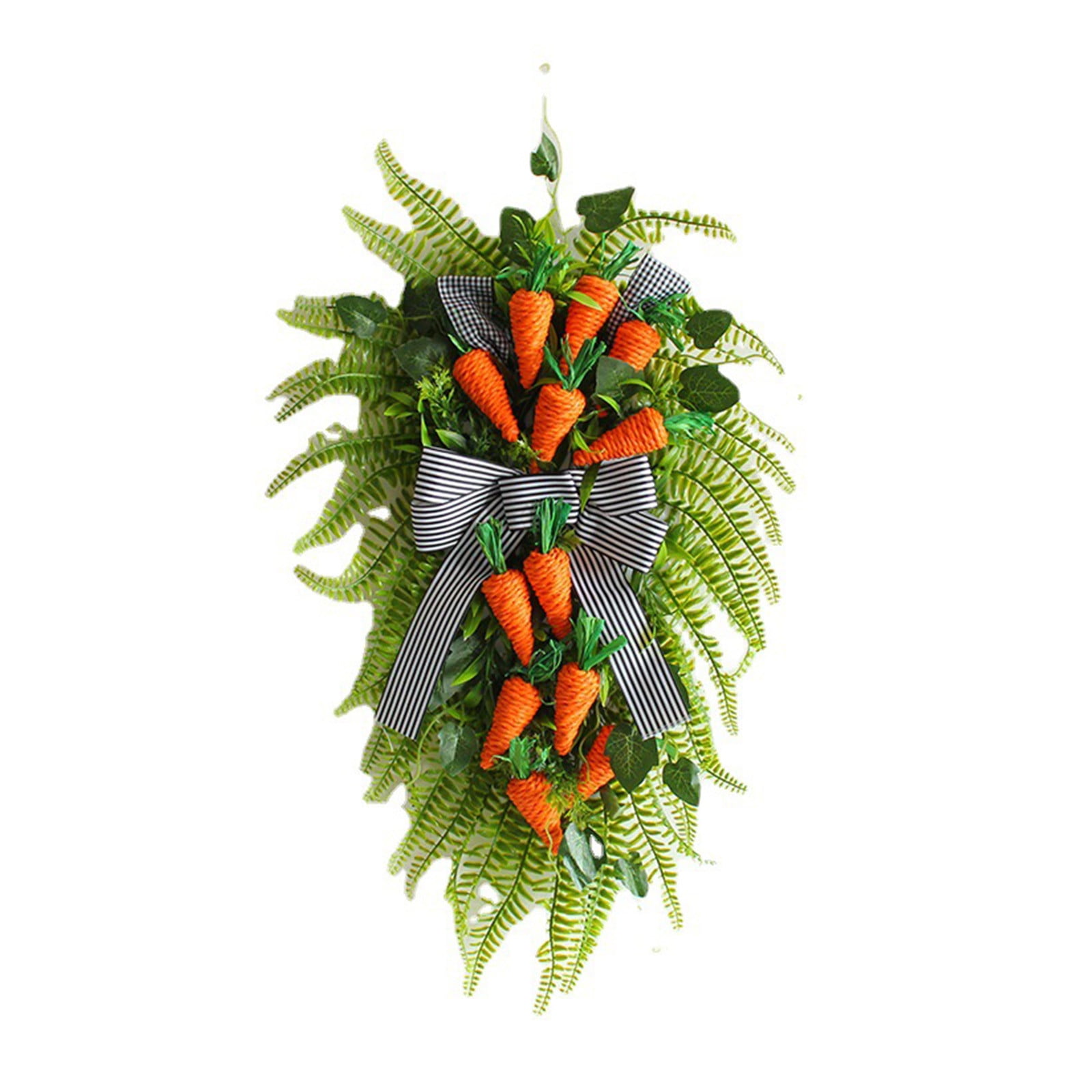 HGFTDIUT Black and Friday Deals 2024 Organic Carrot Wreath Spring Wreathss For Front Door