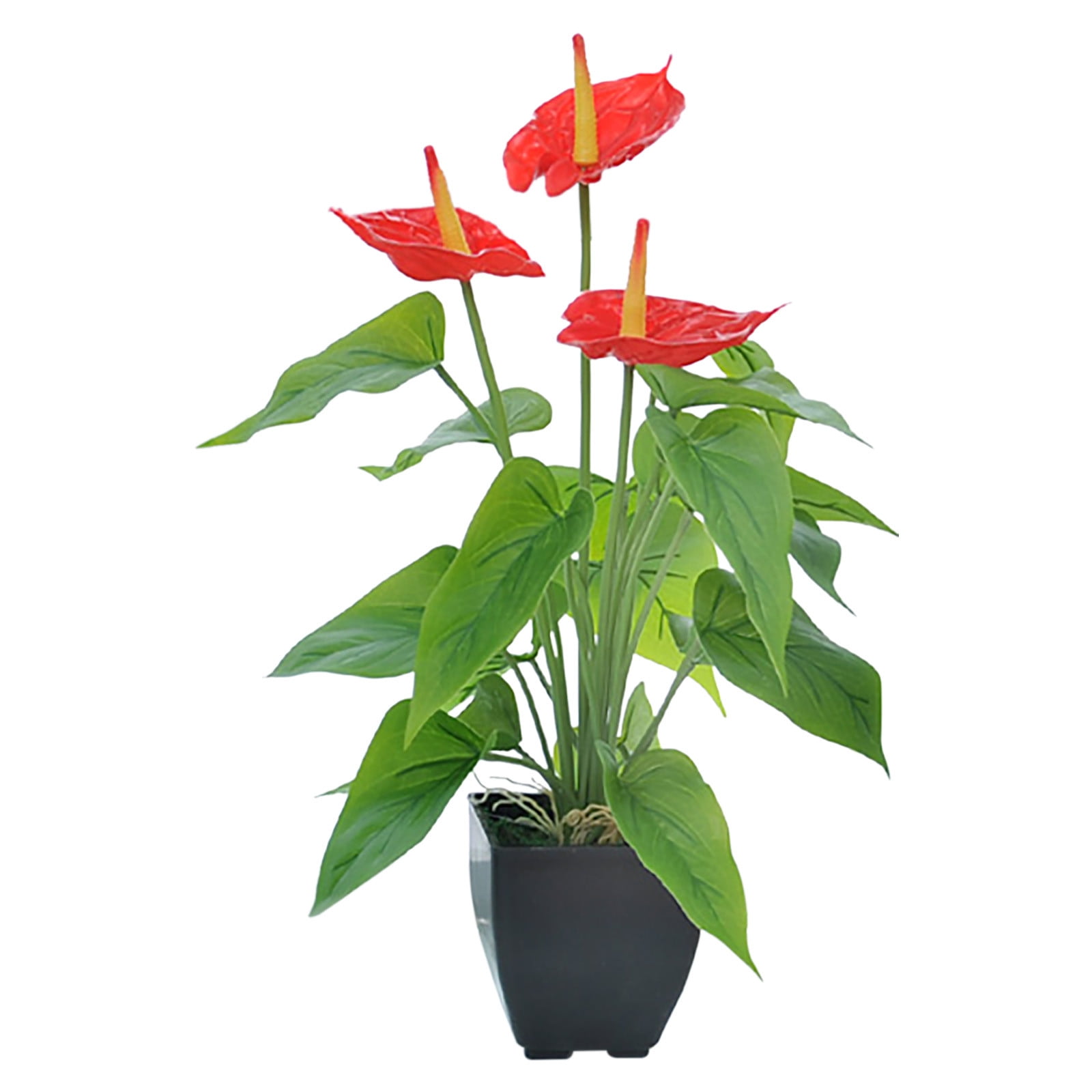 HGFTDIUT Black and Friday Deals 2024 Simulation Bonsai Plant Simulation Flower Calla Green Plant