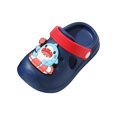 thumbnail image 1 of HGIEYS Boys Girls Toddler Clogs Little Kids on Slides Sandals Truck Car Bunny Summer Water Shoes Garden Beach Pool 12-18 Months, 1 of 6