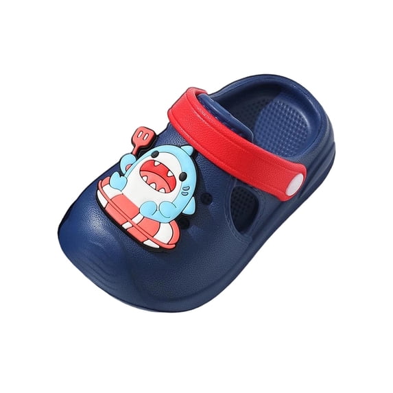 HGIEYS Boys Girls Toddler Clogs Little Kids on Slides Sandals Truck Car Bunny Summer Water Shoes Garden Beach Pool 12-18 Months