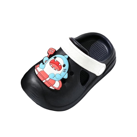 HGIEYS Boys Girls Toddler Clogs Little Kids on Slides Sandals Truck Car Bunny Summer Water Shoes Garden Beach Pool 18-24 Months