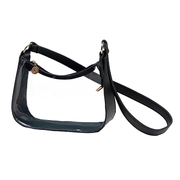 HGIEYS Clear Purse for Women Clear Bag Stadium Approved Transparent Handbag Small Stadium Bag for Concerts