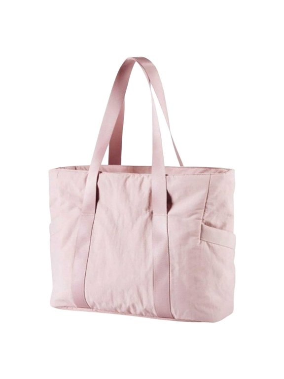 Crush Tote Bag for Women, 20L Puffer Work Tote with Zipper, Travel Essentials Quilted Nurse Hospital Bag